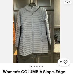 Columbia Grey Slope Edge Mid Jacket Sz XXL NWOT